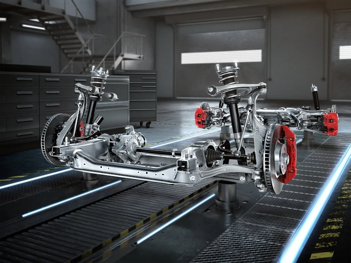Suspensão AMG ride control